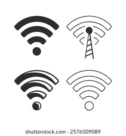 Wi-fi set, tower, wifi tower, laptop