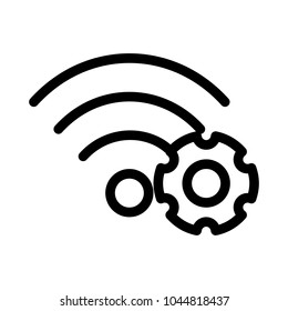 WIFI Settings Symbol