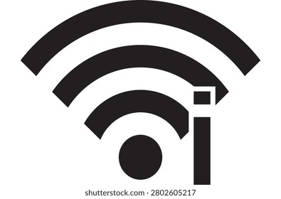 Wifi Sharp Signin Icon Group Objects Icon Vector design asset for user interface app and web website