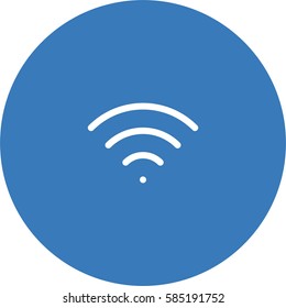 Wifi sign icon. Wireless vector illustration
