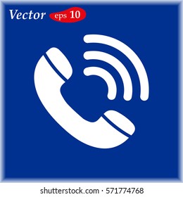 Wifi sign and phone icon