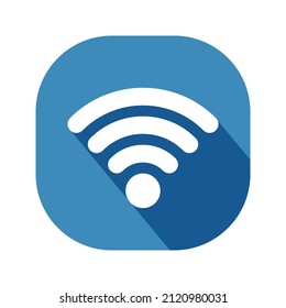 Wifi-Zeichen oder -Symbol. Wifi-Symbol. Vektorgrafik