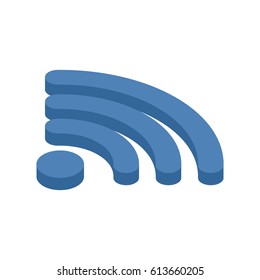Wi-fi sign. WiFi symbol. Wireless connection icon
