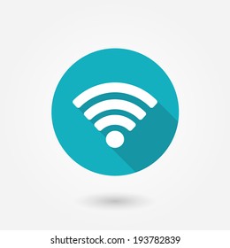 Wifi sign. Wi-fi symbol. Wireless Network icon. Wifi zone. 