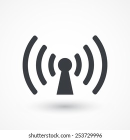 Wifi sign. Wi-fi symbol. Wireless Network icon. Wifi zone. Signal