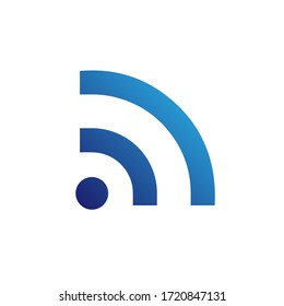 Wifi-Zeichen, Vektorgrafik.