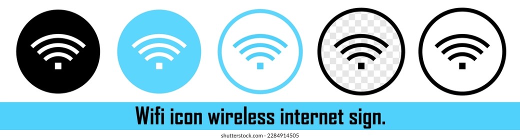 Wifi sign. Wireless connection. Vector