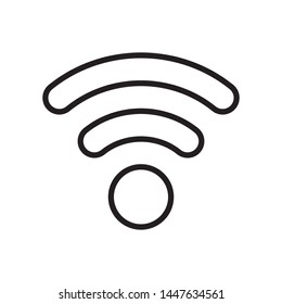 wifi sign. wireless vector icon illustration