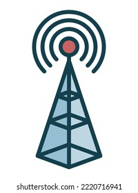 wifi signal in antena icon