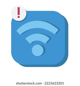 icono del botón de conexión de señal wifi