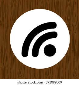 wifi signal design, vector illustration eps10 graphic 