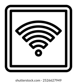 Ilustração do vetor do ícone Freelancer de Sinal de WiFi