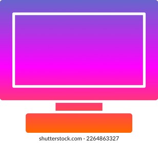 Wifi SIgnal Glyph Gradient Vector Icon Design