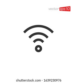 Wifi Signal Icon Design Vector