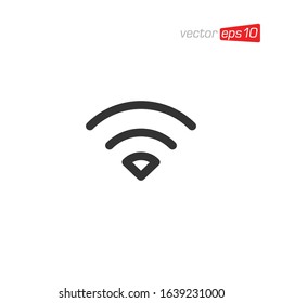 Wifi Signal Icon Design Vector
