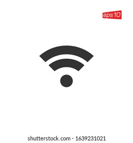 Wifi Signal Icon Design Vector