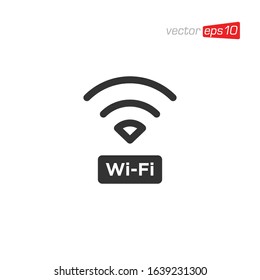 Wifi Signal Icon Design Vector