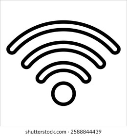 Wi-Fi Signal Icon Element For Design