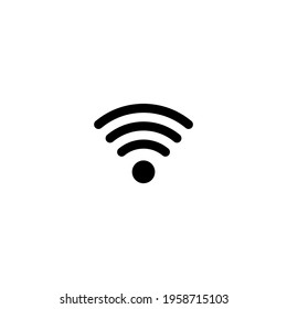 Wifi signal icon. Hotspot icon in trendy flat design. Vector illustration