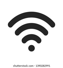 Wifi Signal Icon Isolated On White Background