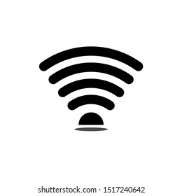 Wifi signal icon isolated on white background. Wifi symbol for web site