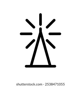 ícone de sinal wifi isolado no fundo branco