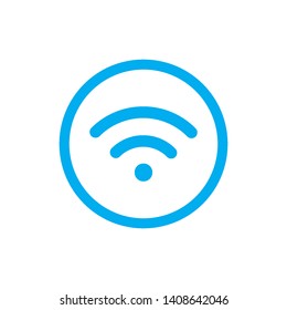 wifi signal icon logo design template