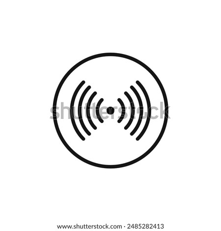 wifi signal icon logo sign vector outline