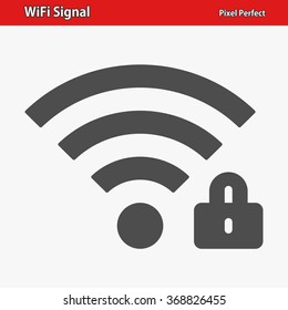 WiFi Signal Icon. Professional, pixel perfect icons optimized for both large and small resolutions. EPS 8 format.