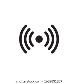 Wifi signal icon set vector. Internet connection icon symbol