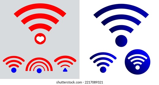 Wifi Signal Icon Simbol on white background