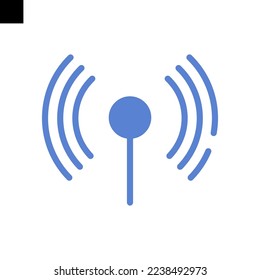 wifi signal icon solid style vector