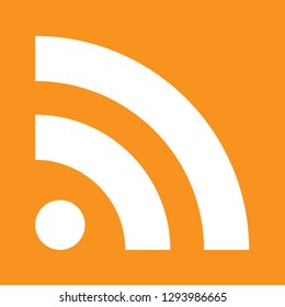 WiFi, signal icon, stock vector illustration, EPS10. 