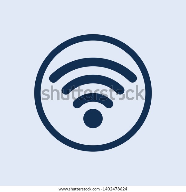 Wifi Signal Icon Symbol Vector File Stock Vector (Royalty Free ...