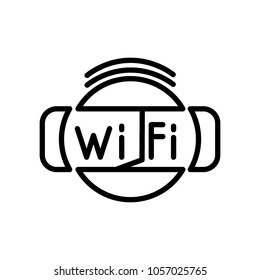 wifi signal icon vector