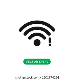 wifi signal icon vector concept design template