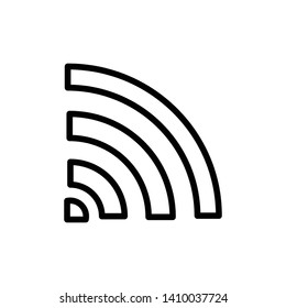 Wifi signal icon vector design template