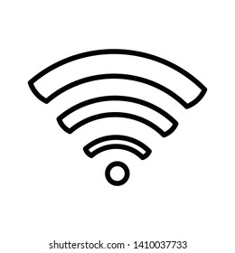 Wifi signal icon vector design template
