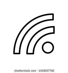 Wifi signal icon vector design template