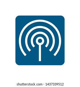 Wifi signal icon vector design template