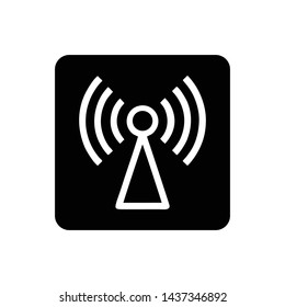Wifi signal icon vector design template