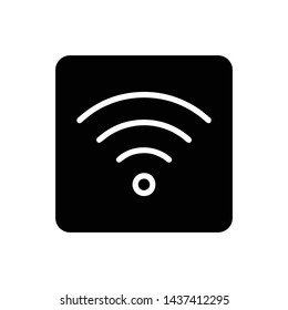Wifi signal icon vector design template