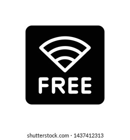 Wifi signal icon vector design template