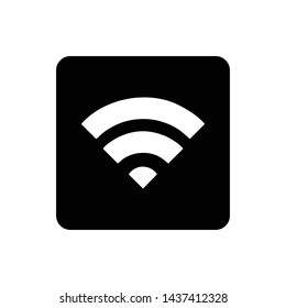 Wifi signal icon vector design template