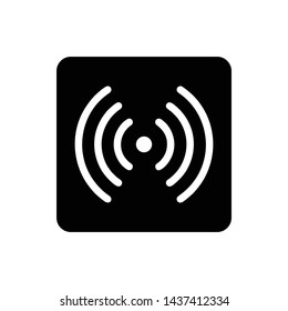 Wifi signal icon vector design template