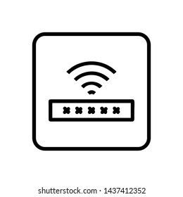 Wifi signal icon vector design template