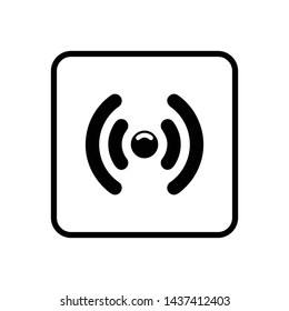 Wifi signal icon vector design template