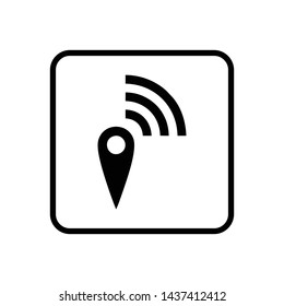 Wifi signal icon vector design template