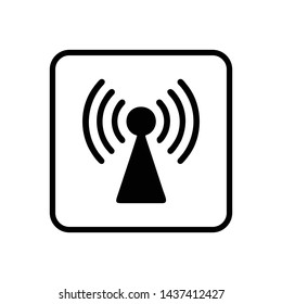 Wifi signal icon vector design template