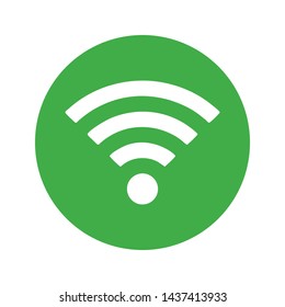 Wifi signal icon vector design template